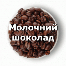 Кава в зернах свіжого обсмаження ароматизована Молочний шоколад 1 кг